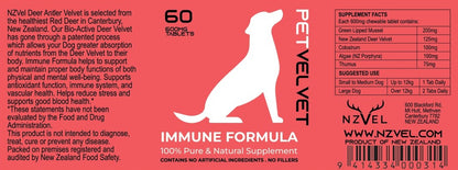Dog Immune Formula - 60 Deer Velvet Tablets