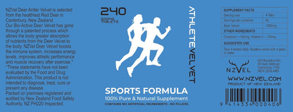 Sports Formula - 240 Deer Velvet Tablets